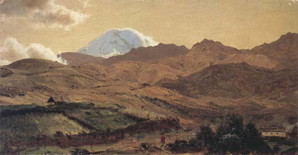 Frederic E.Church Mount Chimborazo,Ecuador France oil painting art